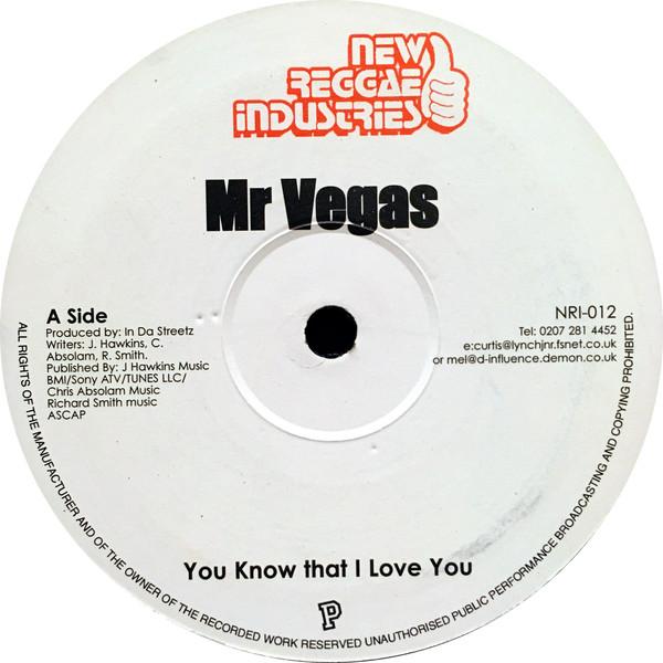 

12inch Record MR. VEGAS - Untitled NRI012 New Reggae Indu US Reggae, Ska & Dub Used