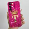 For Realme C85 Pro 2025 Crown Initial Letter Couple Phone Case RealmeC85 Pro 4G RMX5555 Soft Silicone TPU Lens Protective Casing