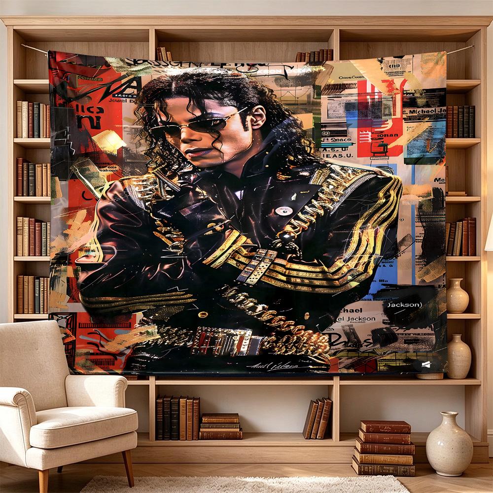 Moonwalk Dance Legend Large Wall Tapestry,Ideal for Office Backdrops, Holiday Gifts, Home Decor (Living Room, Bedroom, Dorm, Parties), and Outdoor Cel