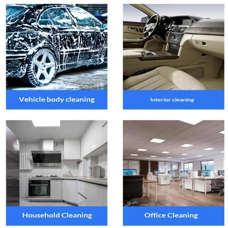 

Double Side Use Interior Scrubbing Mitt+Microfiber Mesh Fiber For Leather, Plastic,Vinyl,Glass Cleaning 1pcs
