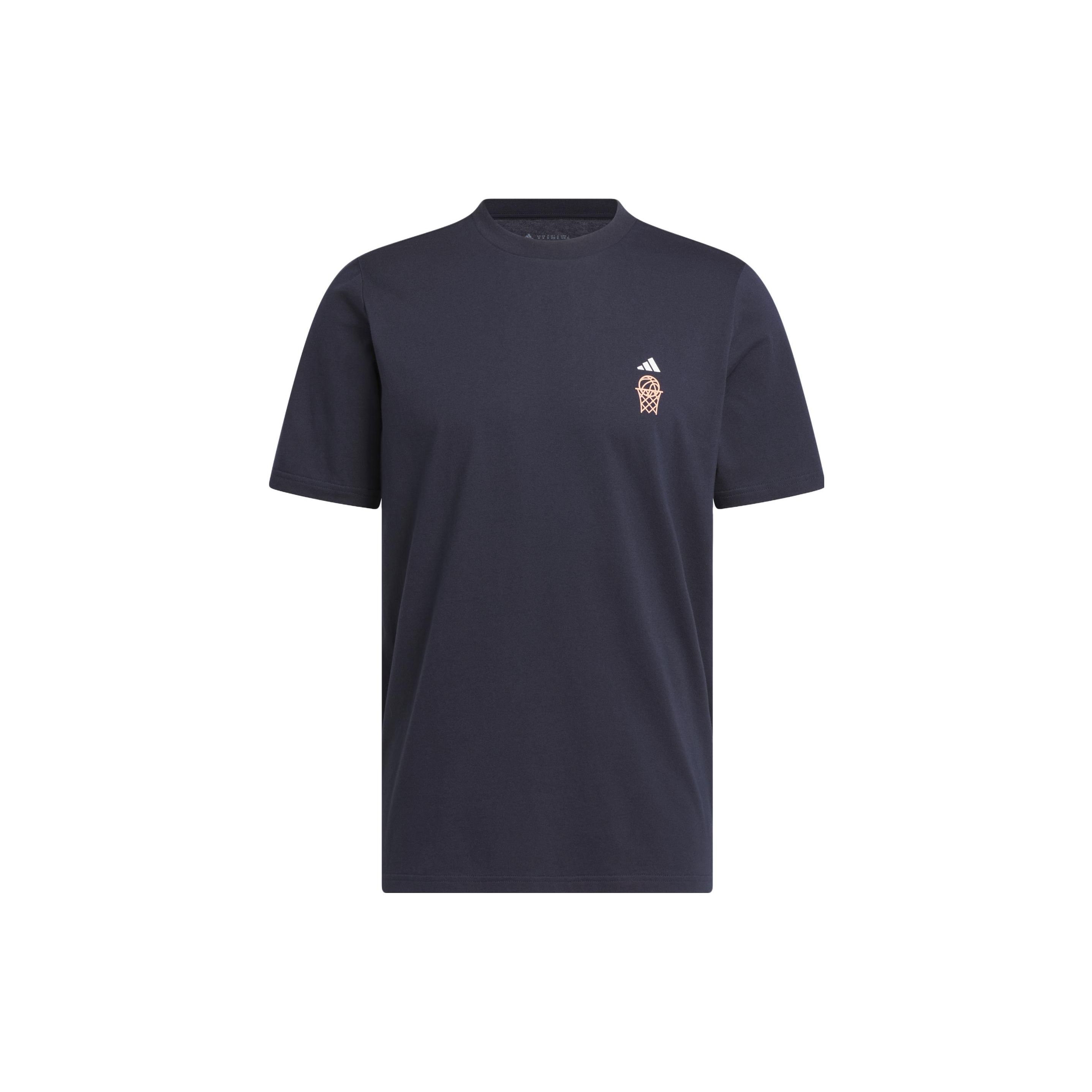 

Мужская футболка Adidas My Shot Net с графическим рисунком Legend-Ink IN9267 L
