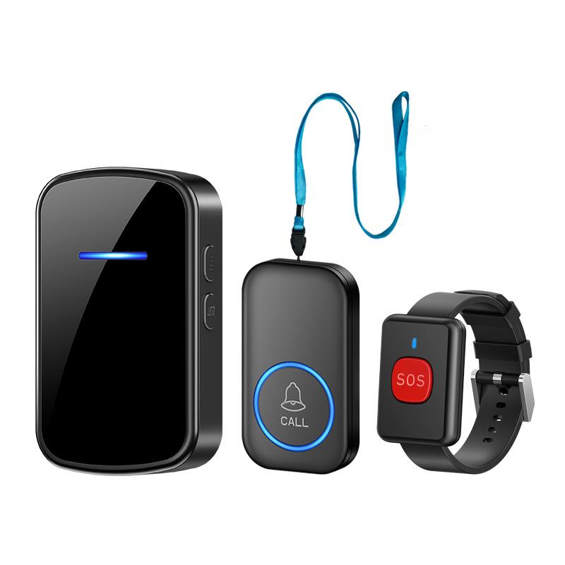 Notfallarmband für ältere Menschen: Kabelloser Pager & Türklingel für die Nachttischhilfe