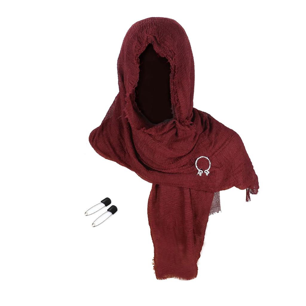 Men's Renaissance Costume Vikinges Costume Accessories Set Medieval Pirate Half Shoulder Cape Scarf Halloween Costumes