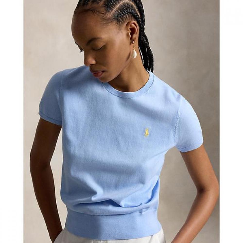 Polo Ralph Lauren Women S Short Sleeve Crewneck Sweater wmpoSwenc021630400 