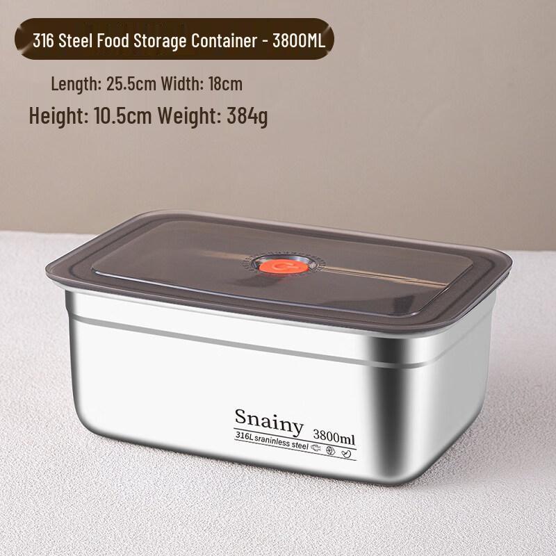 

ZISIZ 316 Stainless Steel Food Container