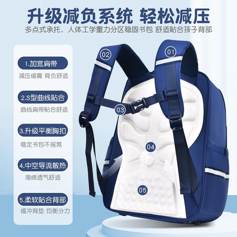 Direct sales fashion new children's leisure schoolbag, light and breathable, boys and girls in primary and secondary schools, large capacity