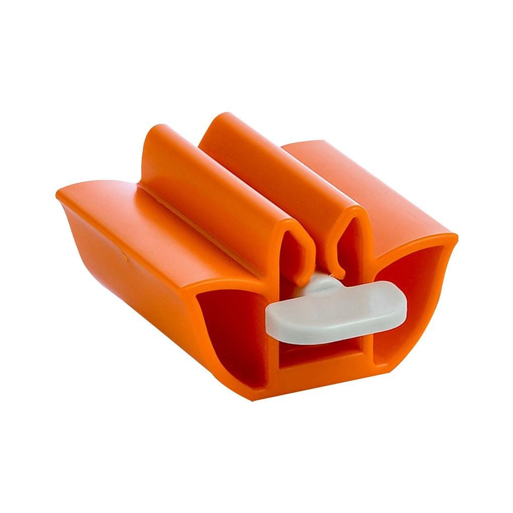 

Выдавливатель зубной пасты Пластиковый бытовой выдавливатель тюбиков Водонепроницаемый портативный дозатор зубной пасты оранжевый
