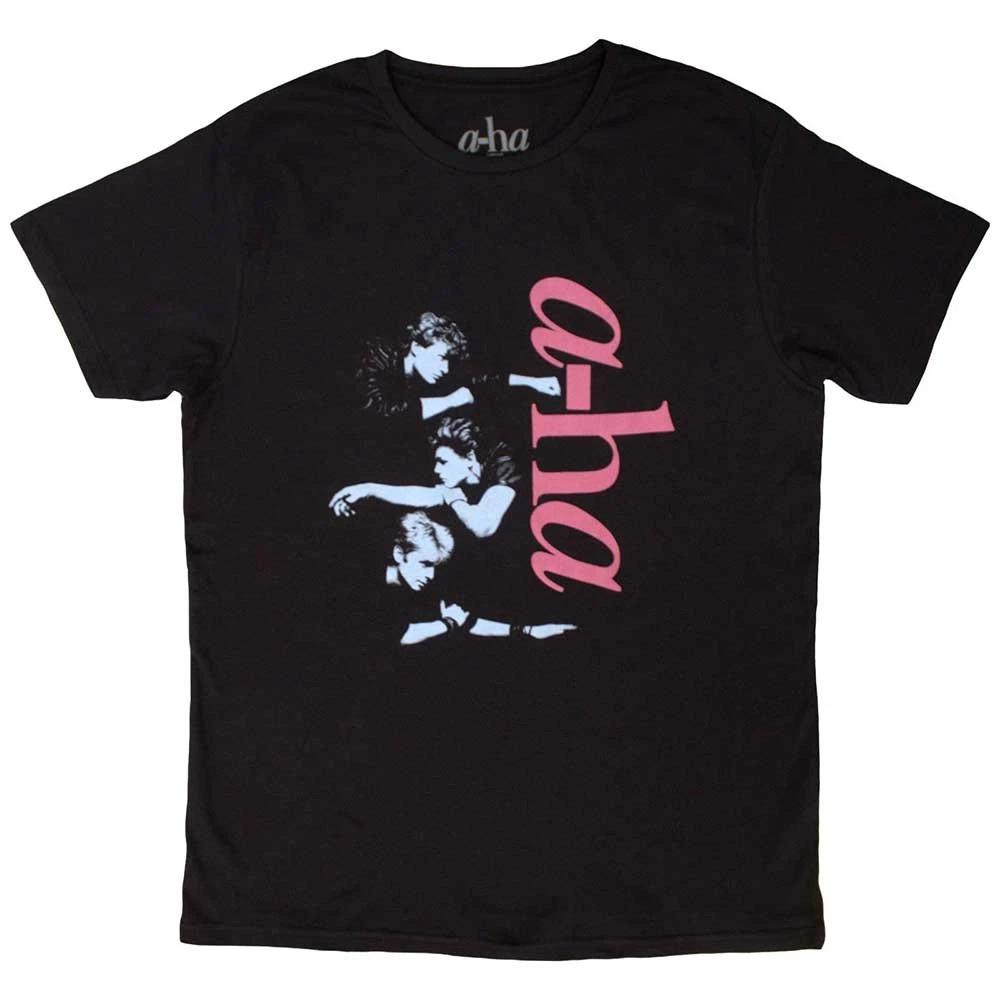 

A-ha Vertical Logo Official Tee T-Shirt Mens Unisex XL