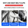 2Pcs Car Safety Seat Belt Buckle Clip Seatbelt Stopper Adjuster Clip For Buick Verano Velite Lesabre Riviera Avenir GL6 GL8 Envision Excelle