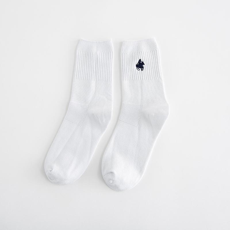 

Расчесанный хлопок для создания мужских носков из высококачественного хлопка, универсальный выбор для любого сезона, мужские повседневные хлопковые носки One Size белый