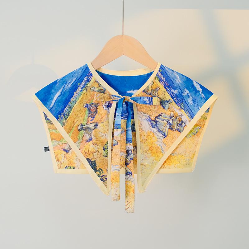 French Vintage Lace-Up Shawl: Women's Spring/Autumn Decorative Caplet, Thin Layered Neck & Shoulder Cover