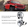 2Pcs Bumper Fog Lights Waterproof 4Inch LED High Brightness Fog Driving Lights Replacement For Jeep Wrangler