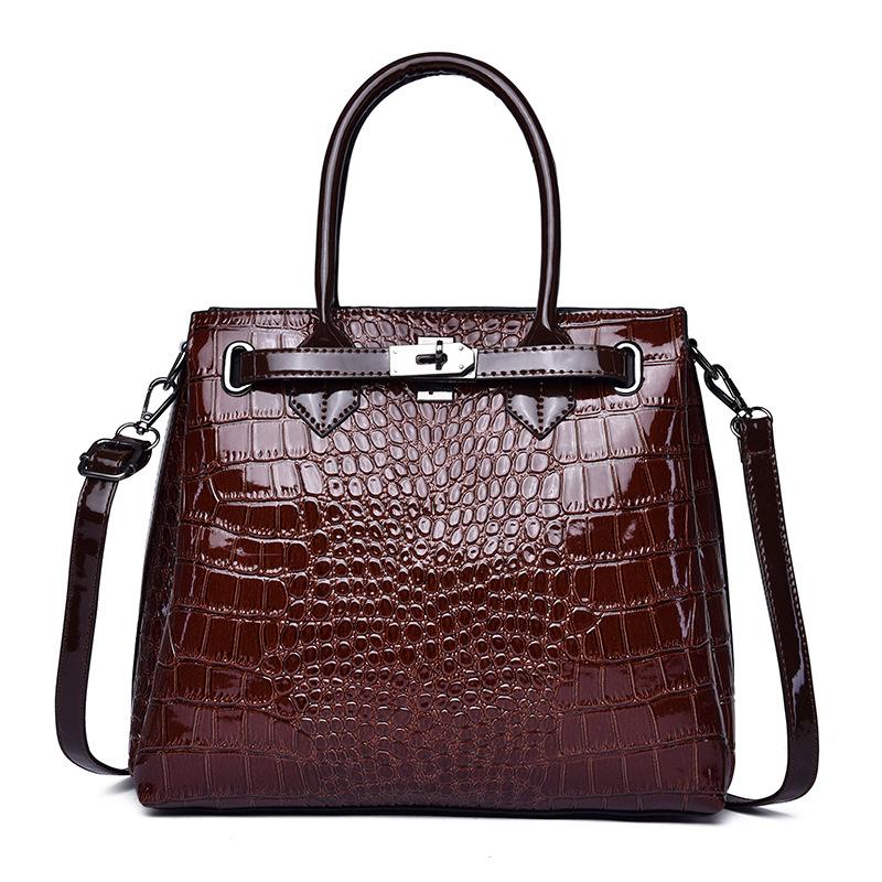 Bag Women's Bag New Crossbody Bag Women's Shoulder Bag Crocodile Pattern Atmospheric Women's Handbag Women's