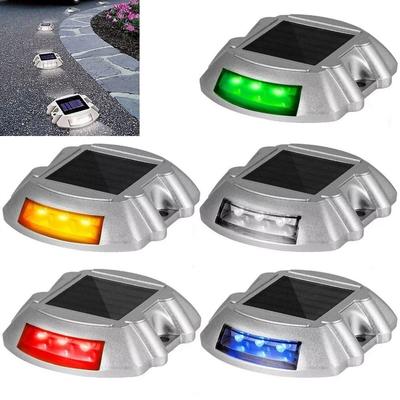Smart Solar Road Stud Solar Powered Casting Aluminum Driveway Light Reusable IP68 Waterproof Solar Pathway Light Driveway
