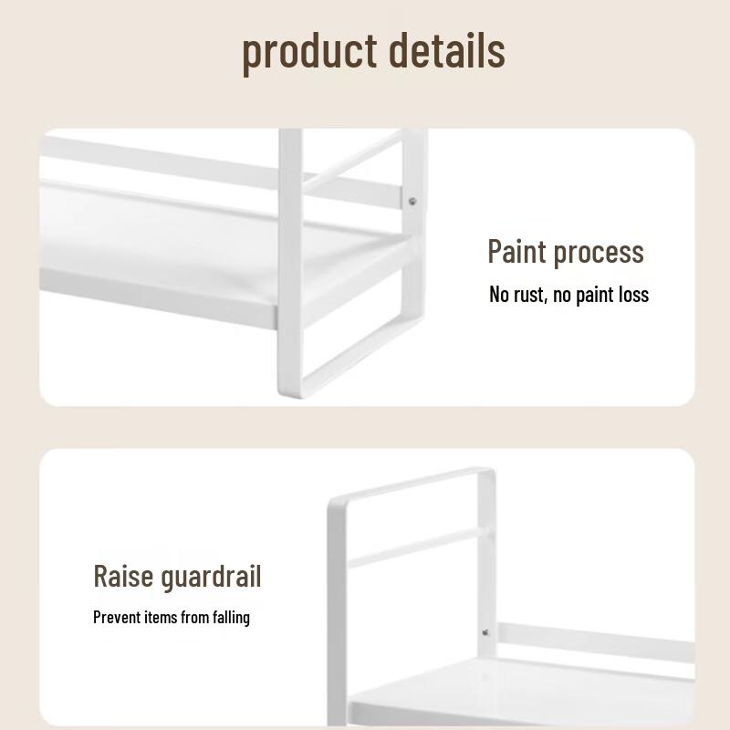 Adjustable 3-Tier Kitchen Countertop Spice Rack