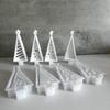 Handmade Christmas Tree Shape Frame Mold Sturdy Silicone for Epoxy Resin Craft Portable for Home and Event Decoration