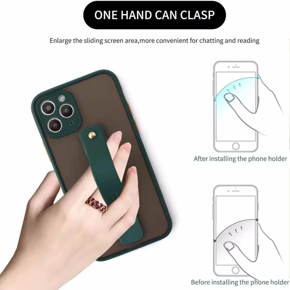 Mobile Phone Holder Finger Ring Push-pull Wrist Band Grip Phone Stand for IPhone 13 14 Huawei Universal Phone Accessories