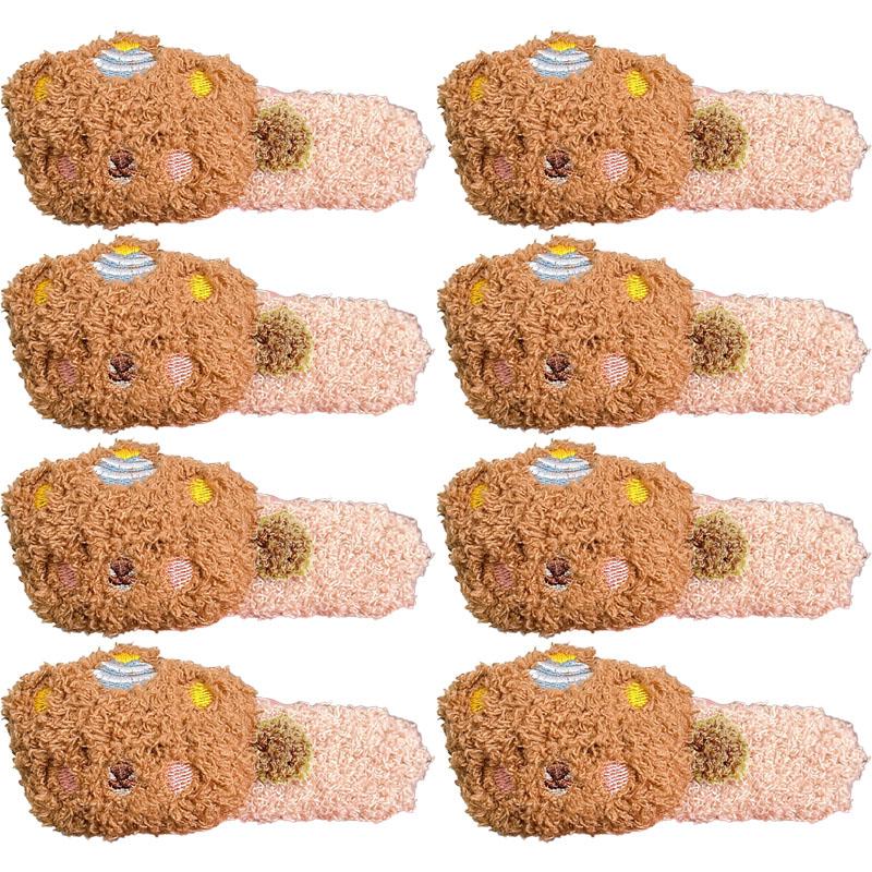 Plush Bear Hair Clip Women Cute Large BB Clip Sweet Simple Hair Accessories