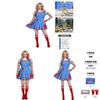 Childs Play Chucky Cosplay Dress With Polyester Fabric For Halloween Costumes