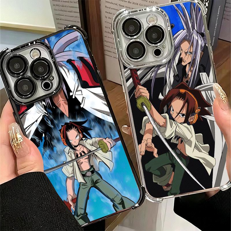 Anime Shaman King Plating Phone Case For Xiaomi Poco X5 X6 X7 X8 Pro Max F8 Ultra F7 M8 M7 M5S Redmi 15C 15 14C 13C 13 X3 12C F6