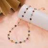 Collana Blu Occhio di Allah Turco da Donna Moda Colore Oro Acciaio Inossidabile Collane Smalto Perline Gioielli Regalo