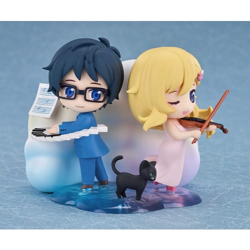 Qset+ Your Lie In April Miyazono Kaori & Arima Kousei Non-Scale Plastic Painted Figure