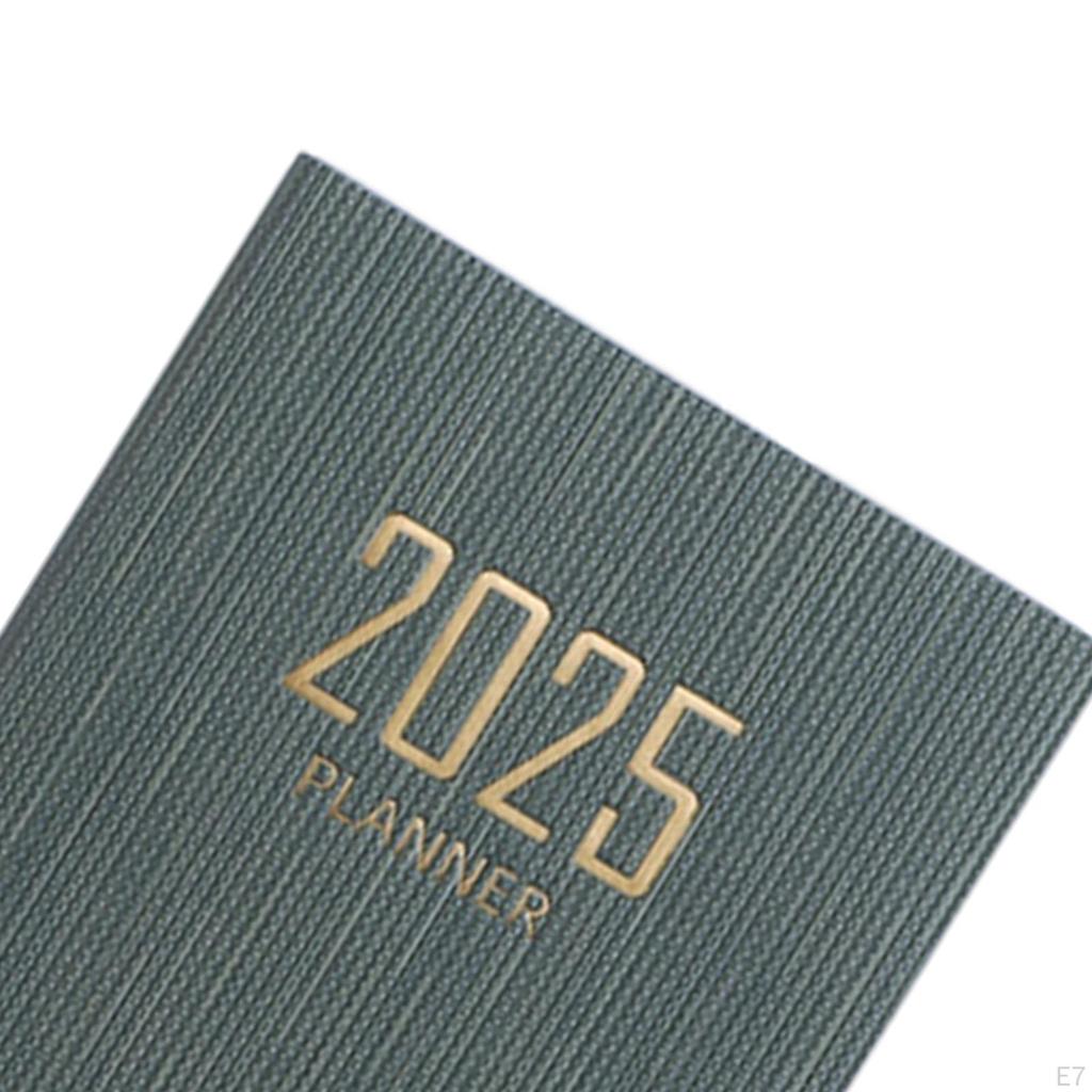 A7 Planner for Weekly And Monthly Organization January to December Portable Notebook Home