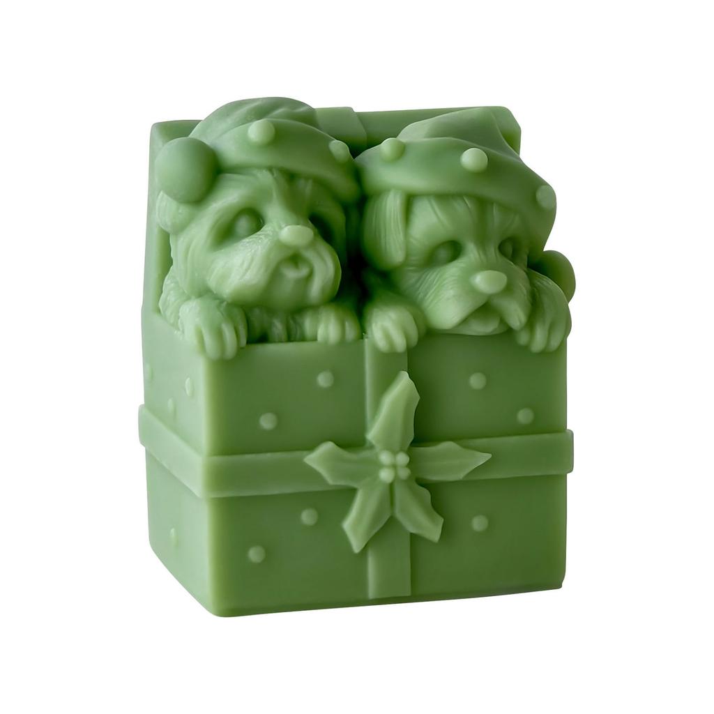 Christmas Gift Box Silicone Moulds Scented Candle Molds Castings Molds Epoxy Resin Molds Plasters Molds Ornament Molds