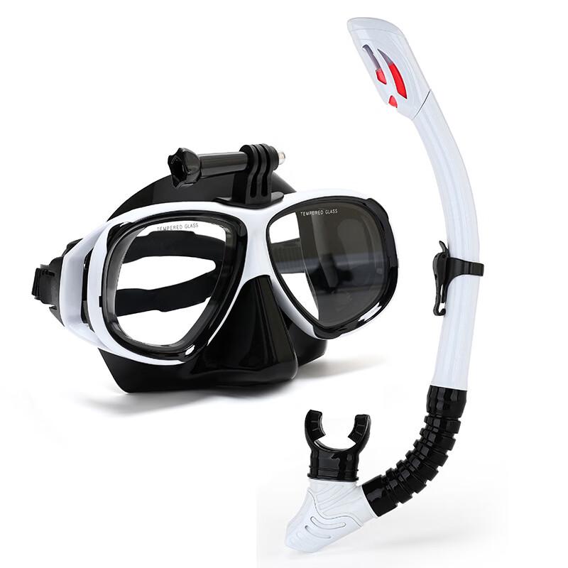 OLOEY Diving Mask & Snorkel Set with Camera Mount