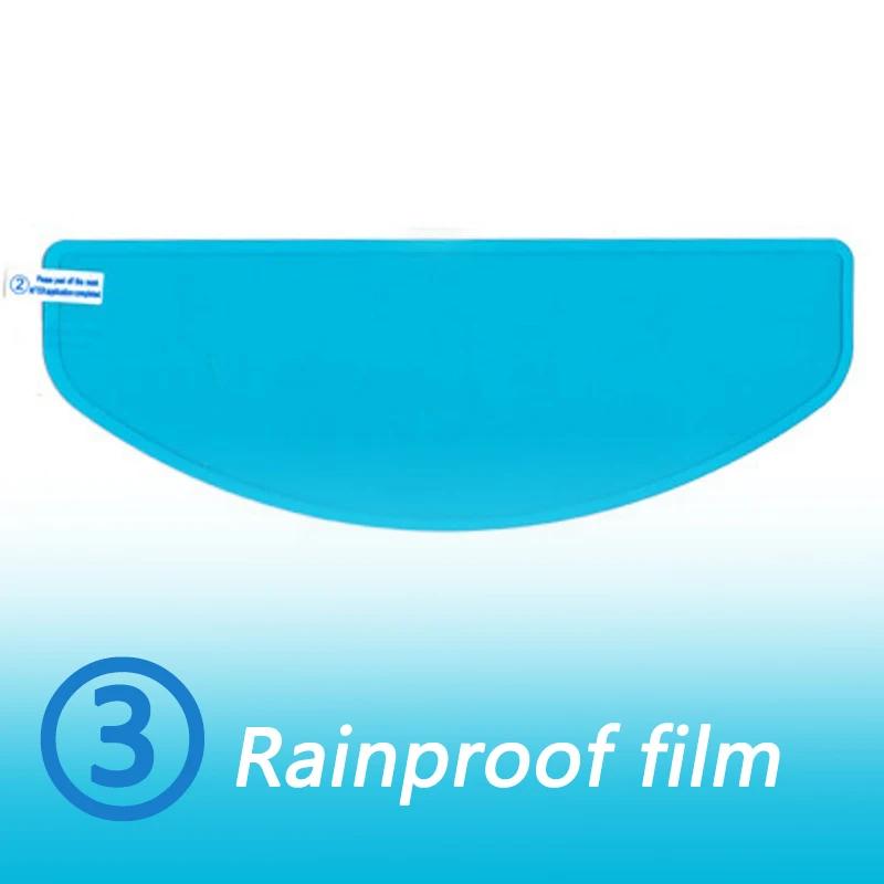 Universal Helmet Clear Rainproof Film Anti-Fog Film Helmet Lens Nano Coating Sticker Motorcycle Rainy Safety Driving Accessories