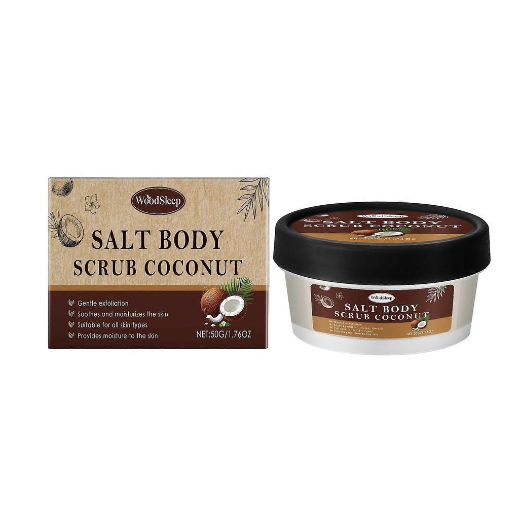 Coconut Body Scrub Softening, Firming, Moisturizing, Moisturizing, Sea Salt Cleansing and Exfoliating