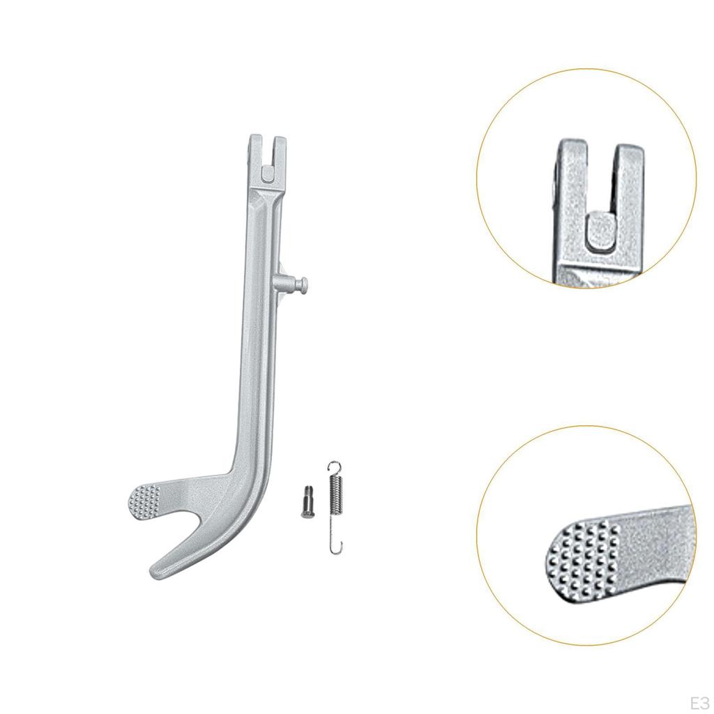 Motorbike Kickstand Motorcycle Parking Stand Nonslip Aluminum Alloy Side