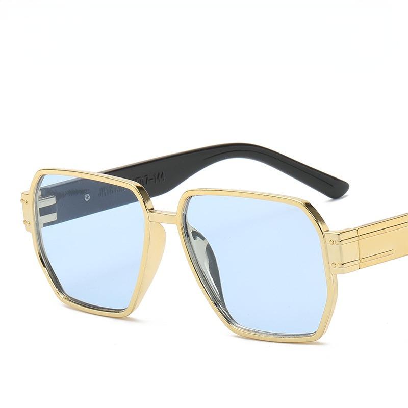 Lunettes de soleil carrées Lunettes de soleil polyvalentes de célébrité sur Internet Lunettes de soleil anti-ultraviolets