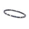 Fresh Style 4MM Agate Tiger's Eye & Volcanic Rock Beaded Bracelet