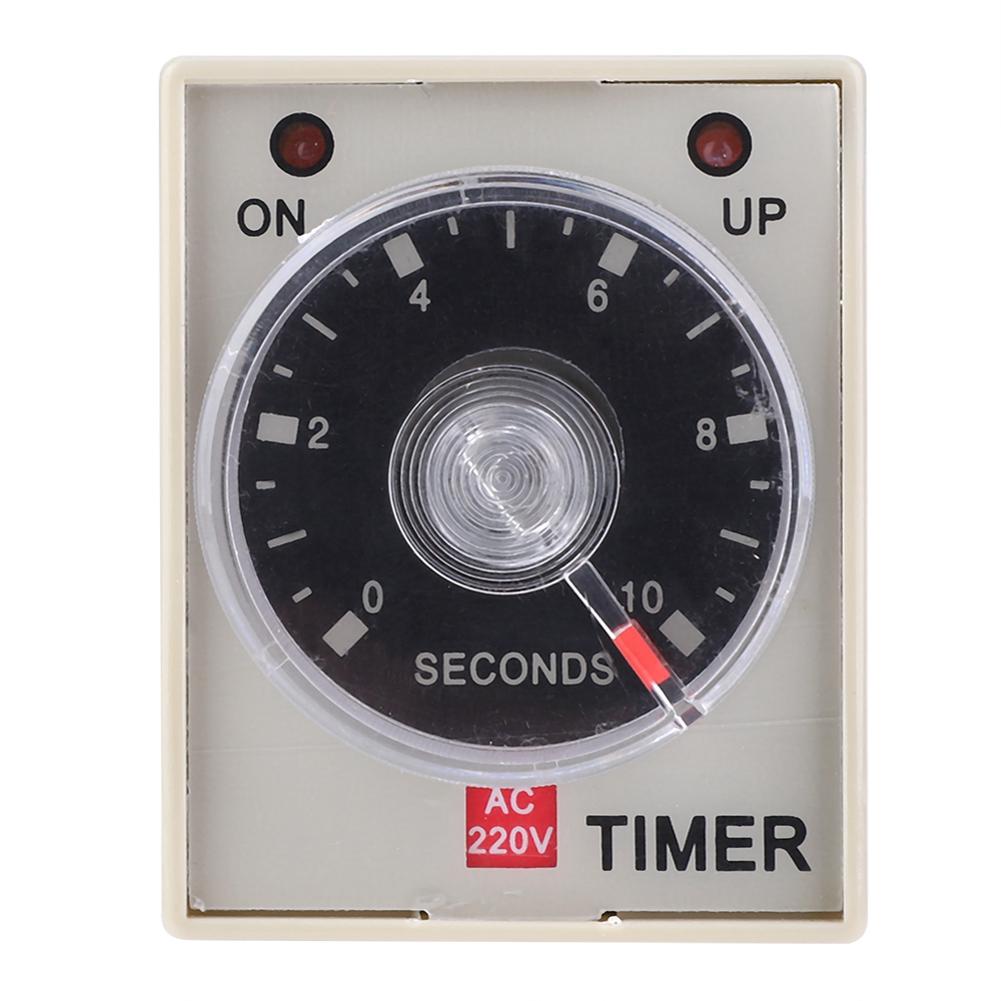 AH3 3 Time Relay Adjustable Delay Timer Switch AC 220V for Automatic  Control System