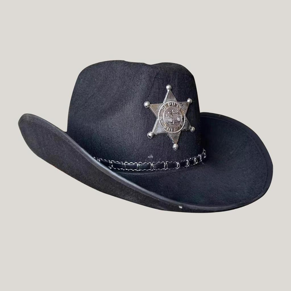 Damen Western Cowboy Retro Breitkrempiger Sonnenhut - Europäischer & Amerikanischer Stil Strandhut