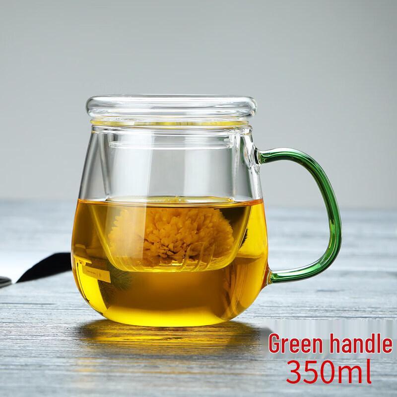 Chixing Heat-Resistant Thickened Glass Tea Mug with Infuser