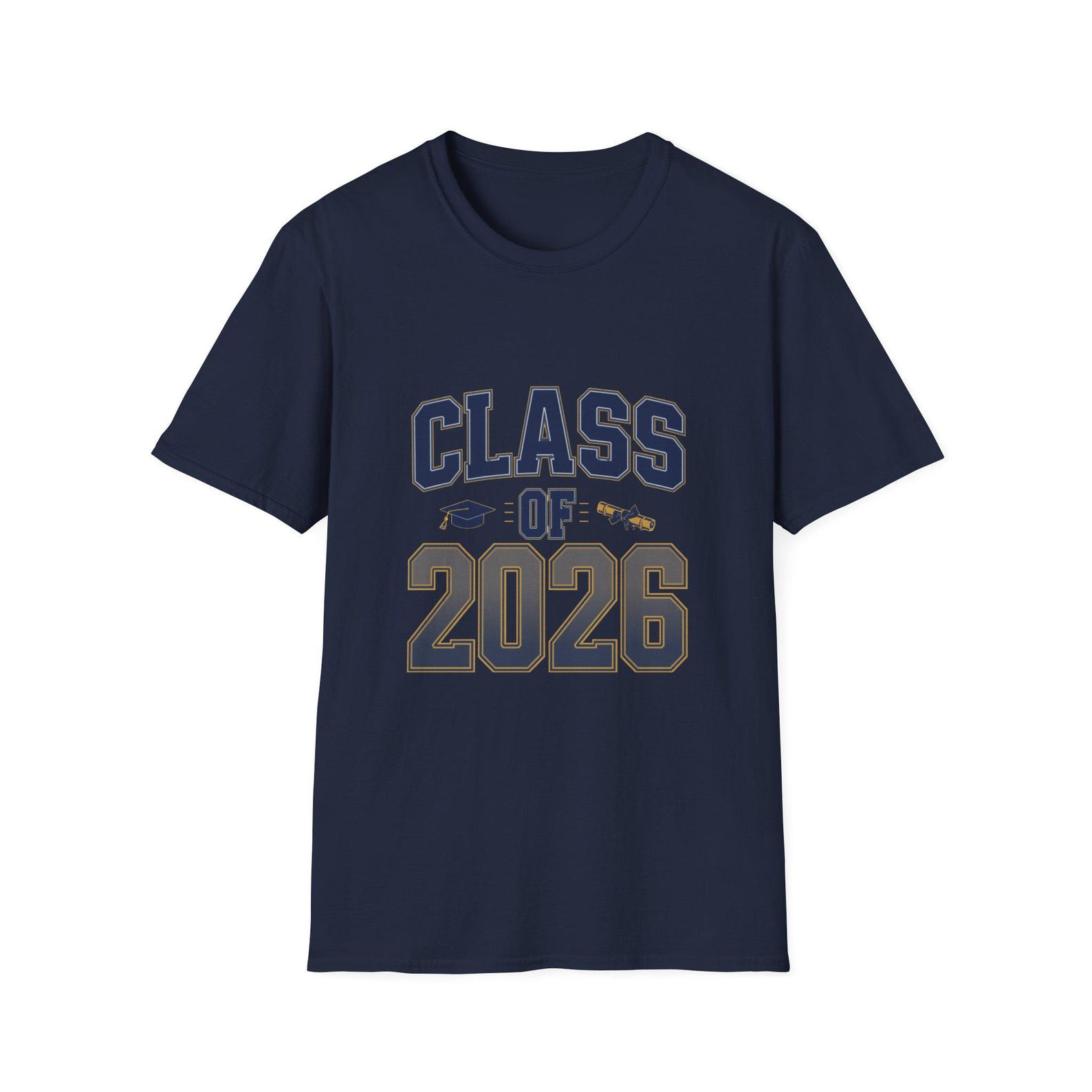 Class of 2026 T-Shirt | Graduation Cap Year Tee | Class of 2026 | Graduation | XL