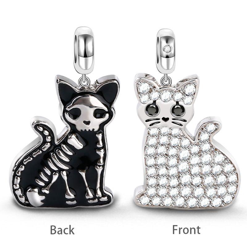 Newcopper Cute Animal Series Cat Dog Elephant Horse Bear Pendant Lucky Beads Fit Origina Charms Bracelet Diy Jewelry