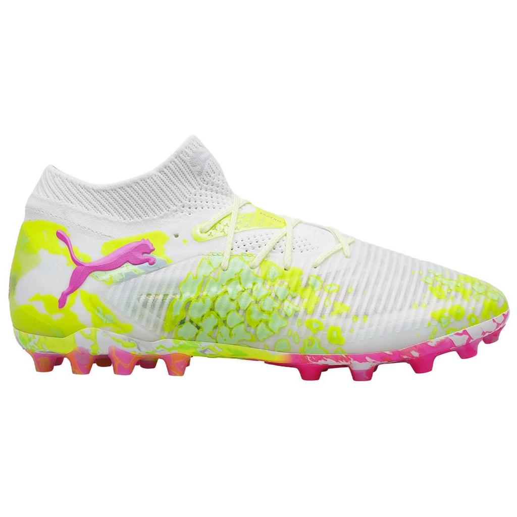 Puma Future 8 Ultimate Comfortable Versatile Durable Breathable Support Soccer Shoes Men Soccer Shoes Pink Yellow 108808-01