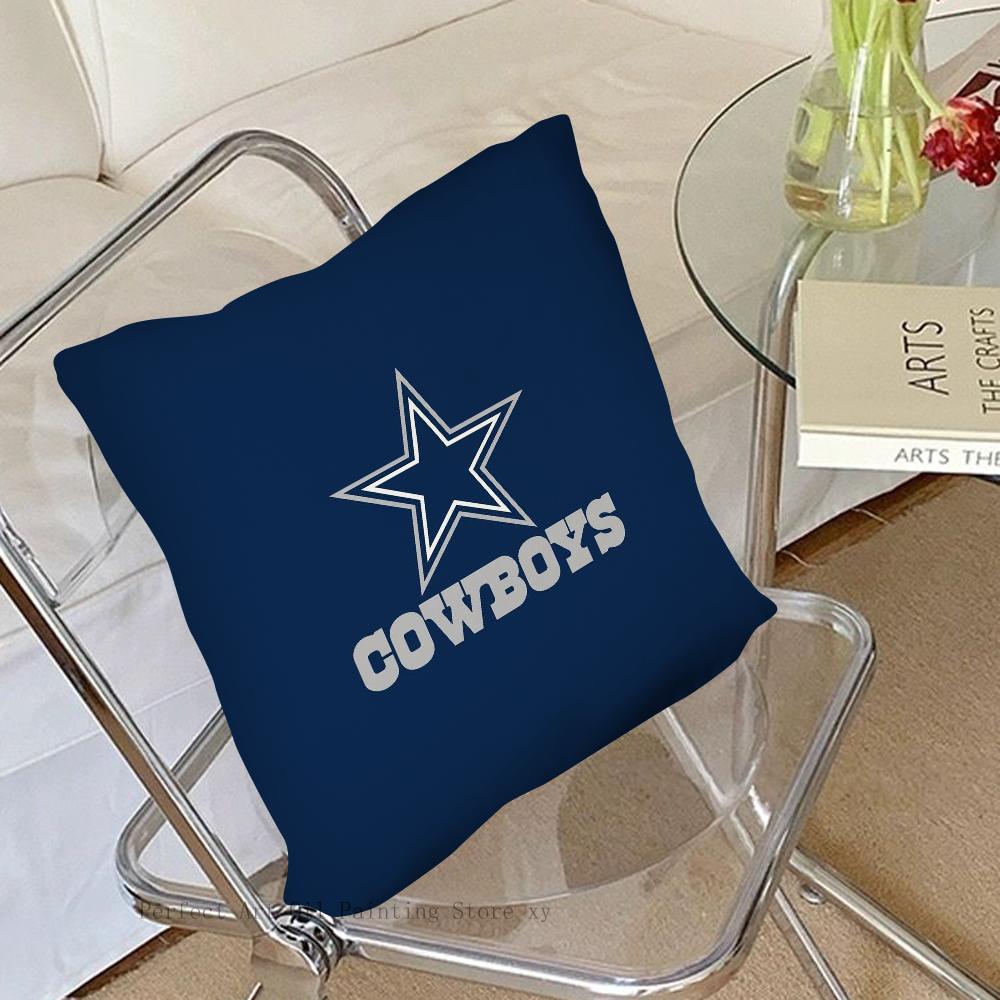 D-Dallas C-Cowboys Kissenbezug Modischer quadratischer Kissenbezug Schlafzimmer Sofa Zimmer Dekoration Freizeitkissenbezug