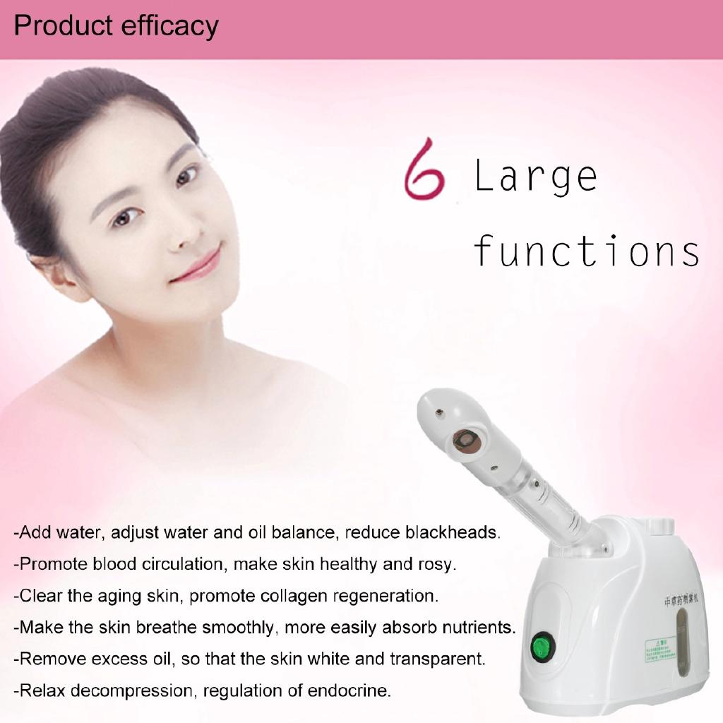 Rozprašovač na obličej Vaporizér Beauty Lady Parní ozón Napařovač obličeje Salon Skin Detox Whitening Hydratační přístroj AC 220V