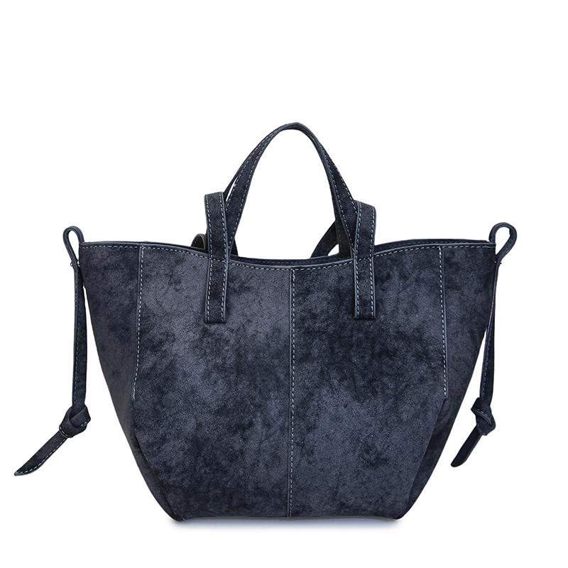 Light Luxury Solid PU Hasp Shoulder Bag for Women Commuting Frosted Leather Handbag   Large Capacity Niche Tote Bags