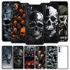 Handyhülle Cover Für Oppo A17 A31 A54 A57 A78 A79 Find X5 X6 Reno 7 8 10 11 12 13 F Pro 5G Weiche TPU Hülle Terror Schwarzes Totenkopf Tasche