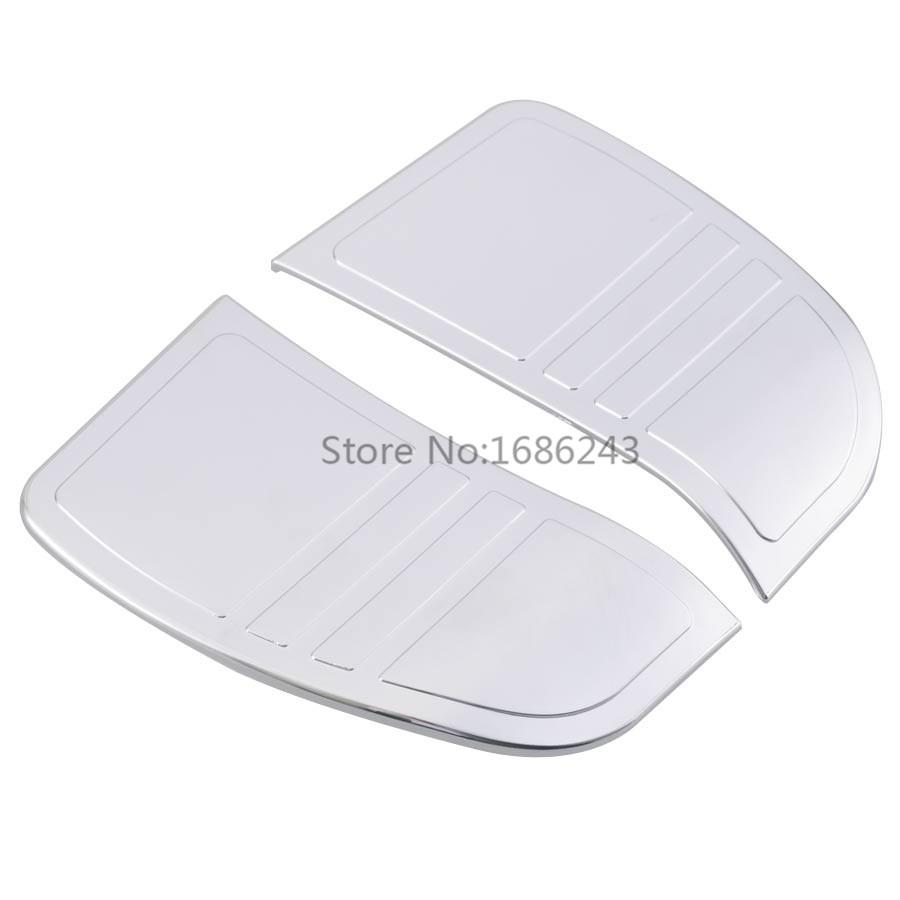 Motorcycle Accessories Inner Fairing Tri-Line Gauge Stereo Switch Cover Accent Trim Chrome For Harley Electra Glide Street Glide