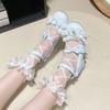 Internet Celebrity Explosion Late Evening Breeze Temperament Comfortable Mary Jane Shoes Women 2025 Versatile Cute Bow Round Head Non-slip Shoes