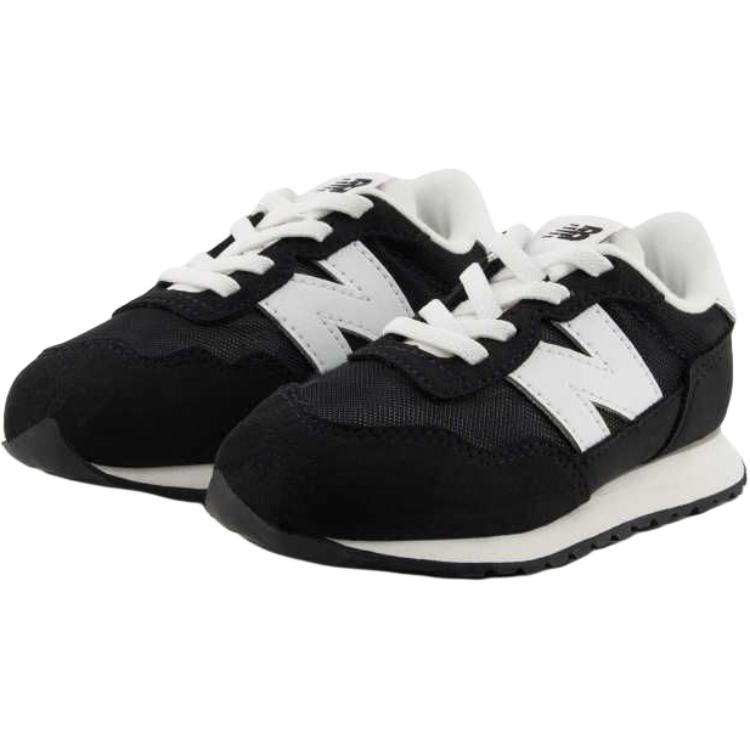New Balance Nb 237 Comfortable Lightweight Durable Low-Top Walking Shoes Baby Shoes Black IH237DEM