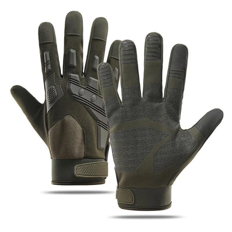 Men's Fingerless Tactical Gloves - Non-Slip Microfiber Leather for Outdoor Sports, Climbing, Training, and Cycling Protection.