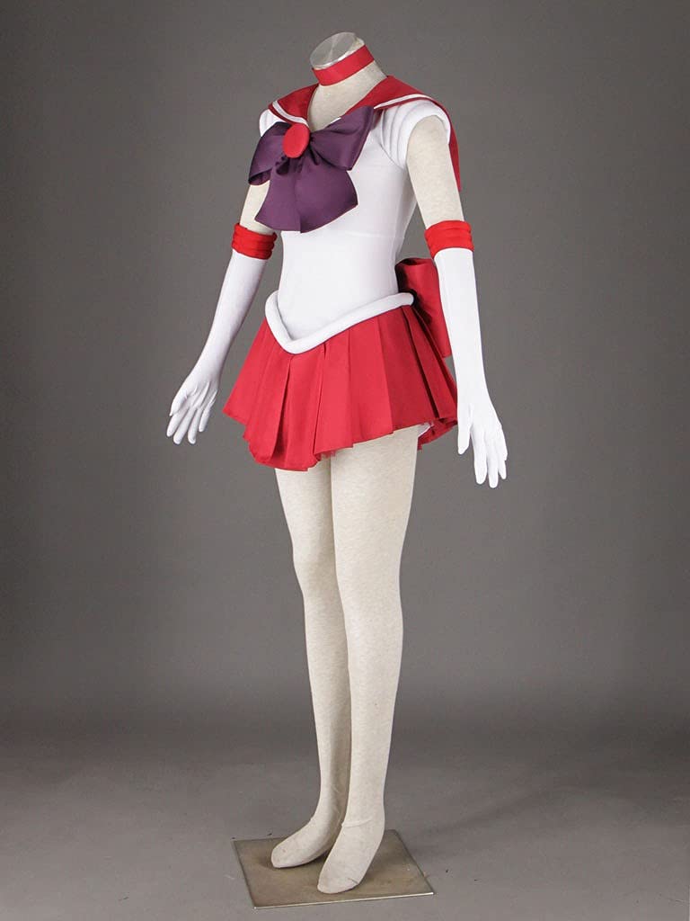 [SINUOMING] Beautiful Girl Sailor One-Piece Cosplay Costume Set, Made with Stretchy Fabric (XXL, Men's)