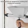 Electric Mortar Grouting Machine Attachment Sturdy Steel Cement Grout Caulking Machine Door Window with 4 Nozzles High Hardness